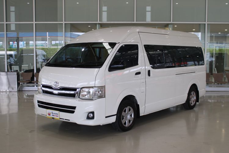 Toyota Commuter 2012 2.7 Van เบนซิน ไม่ติดแก๊ส เกียร์ธรรมดา ขาว รูปที่ 3