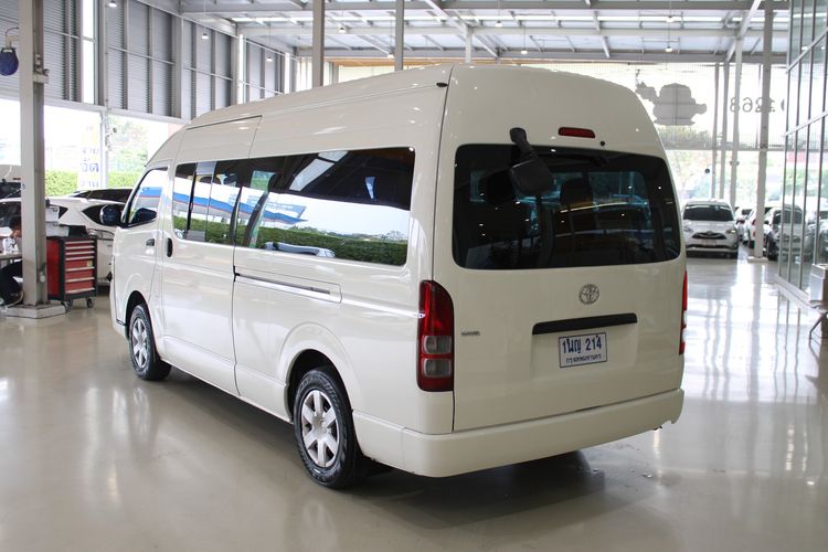 Toyota Commuter 2012 2.7 Van เบนซิน ไม่ติดแก๊ส เกียร์ธรรมดา ขาว รูปที่ 4