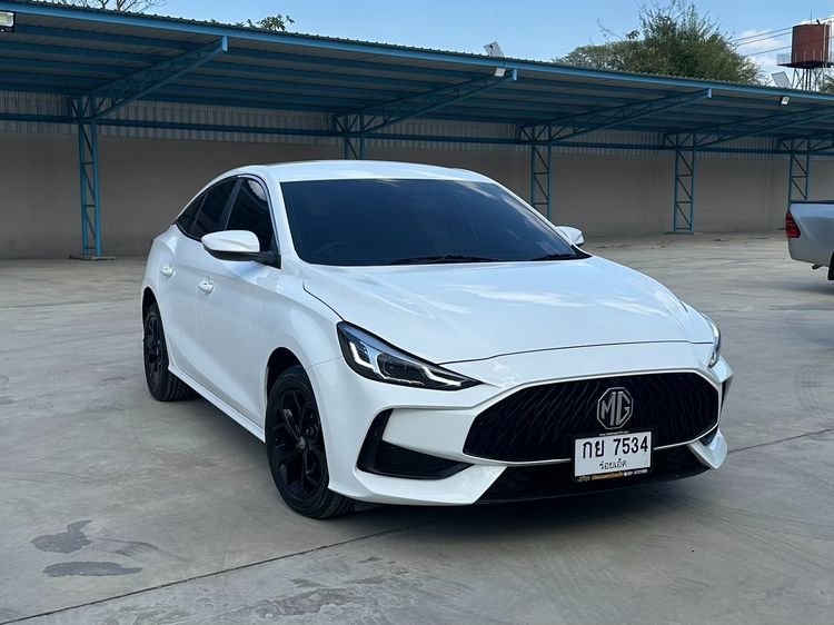 MG MG5 2022 1.5 D Sedan เบนซิน ไม่ติดแก๊ส เกียร์อัตโนมัติ ขาว รูปที่ 3