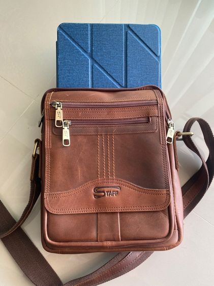 กระเป๋าสะพายหนังวัวแท้ทั้งใบสวยมาก รูปที่ 11