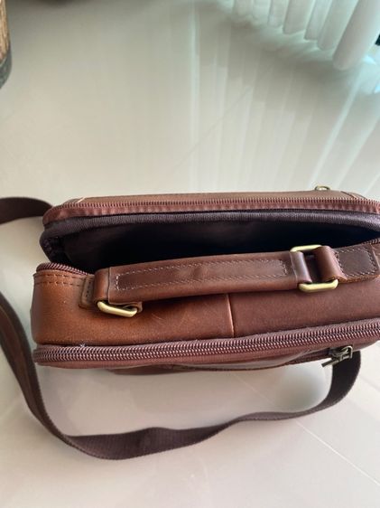 กระเป๋าสะพายหนังวัวแท้ทั้งใบสวยมาก รูปที่ 8