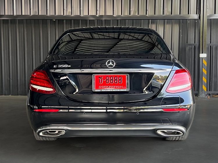 Mercedes-Benz E-Class 2018 E350 Sedan ปลั๊กอินไฮบริด (PHEV) ไม่ติดแก๊ส เกียร์อัตโนมัติ ดำ รูปที่ 3