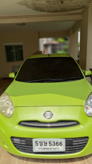 Nissan March 2011 1.2 VL Sport Version Sedan เบนซิน ไม่ติดแก๊ส เกียร์อัตโนมัติ เขียว รูปที่ 3