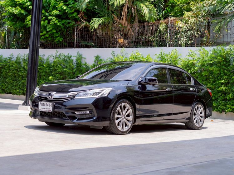 Honda Accord 2018 2.0 EL Sedan เบนซิน ไม่ติดแก๊ส เกียร์อัตโนมัติ ดำ รูปที่ 3