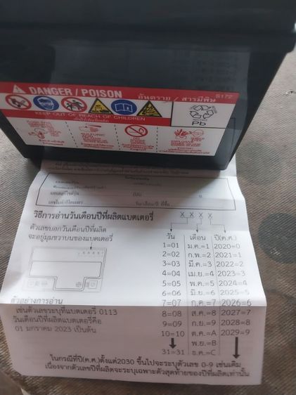 แบต Yuasa YTZ6V รูปที่ 7