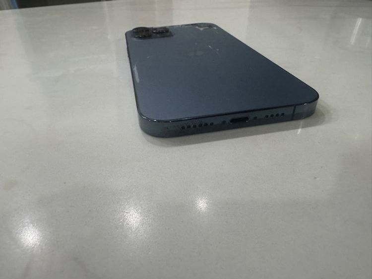 ขาย iPhone 12 Pro Max 128GB TH ใช้งานปกติ Face ID ได้ จอแท้ แบต 62 ตำหนิฝาหลังแตก บอดี้มีรอย จอมีรอยขนแมว ราคา 7,900 บาท นัดรับ กทม รูปที่ 5