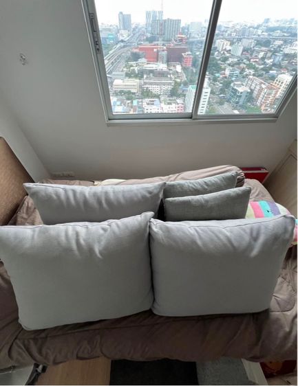 หมอนอิงใบใหญ่ยัดนุ่นแท้อย่างดี รูปที่ 3