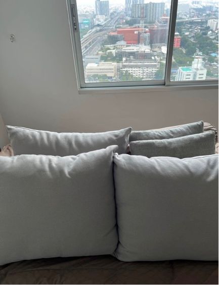 หมอนอิงใบใหญ่ยัดนุ่นแท้อย่างดี รูปที่ 2