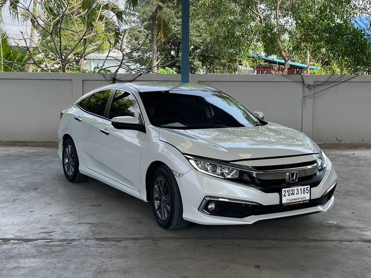 Honda Civic 2021 1.8 EL i-VTEC Sedan เบนซิน ไม่ติดแก๊ส เกียร์อัตโนมัติ ขาว รูปที่ 3