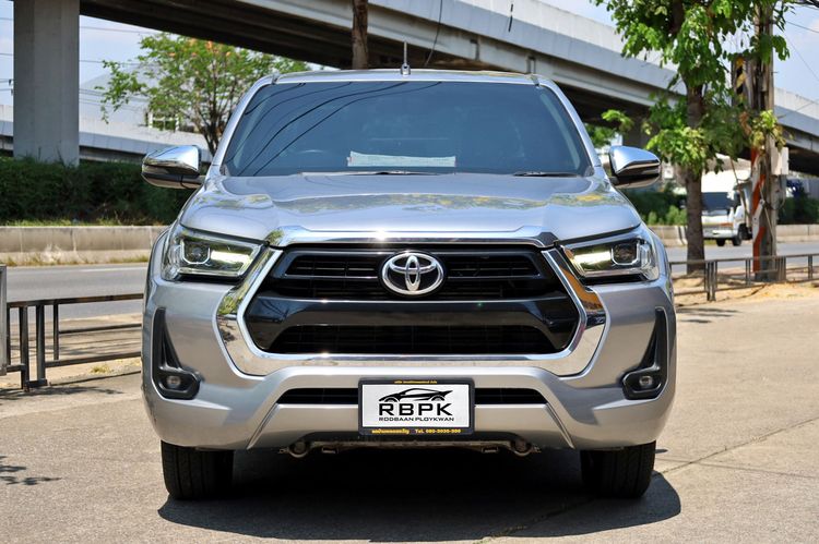 Toyota Hilux Revo 2021 Double Cab 2.4 Mid Z Edition Pickup ดีเซล ไม่ติดแก๊ส เกียร์ธรรมดา เทา รูปที่ 3