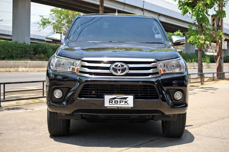 Toyota Hilux Revo 2017 2.4 Prerunner E Pickup ดีเซล ไม่ติดแก๊ส เกียร์อัตโนมัติ ดำ รูปที่ 3