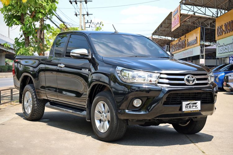 Toyota Hilux Revo 2017 2.4 Prerunner E Pickup ดีเซล ไม่ติดแก๊ส เกียร์อัตโนมัติ ดำ รูปที่ 4