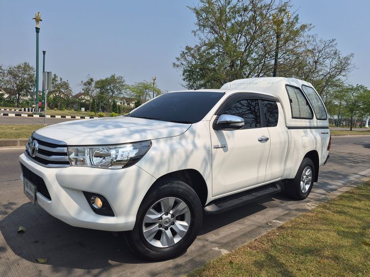 Toyota Hilux Revo 2016 2.4 E Prerunner Pickup ดีเซล ไม่ติดแก๊ส เกียร์อัตโนมัติ ขาว