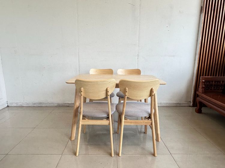 อื่นๆ ไม้ เนื้อ ชุดโต๊ะทานอาหาร 4 ที่นั่ง พร้อมเก้าอี้