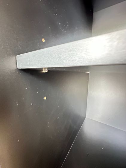 ตู้เก็บเอกสาร 2 บานเปิด โครงไม้ MDF สีดำ รูปที่ 10