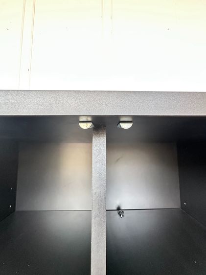 ตู้เก็บเอกสาร 2 บานเปิด โครงไม้ MDF สีดำ รูปที่ 9