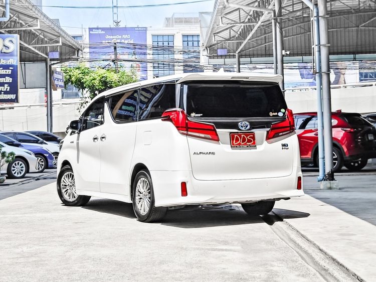 Toyota Alphard 2021 2.5 Hybrid SR C-Package E-Four 4WD Van ไฮบริด เกียร์อัตโนมัติ ขาว รูปที่ 3