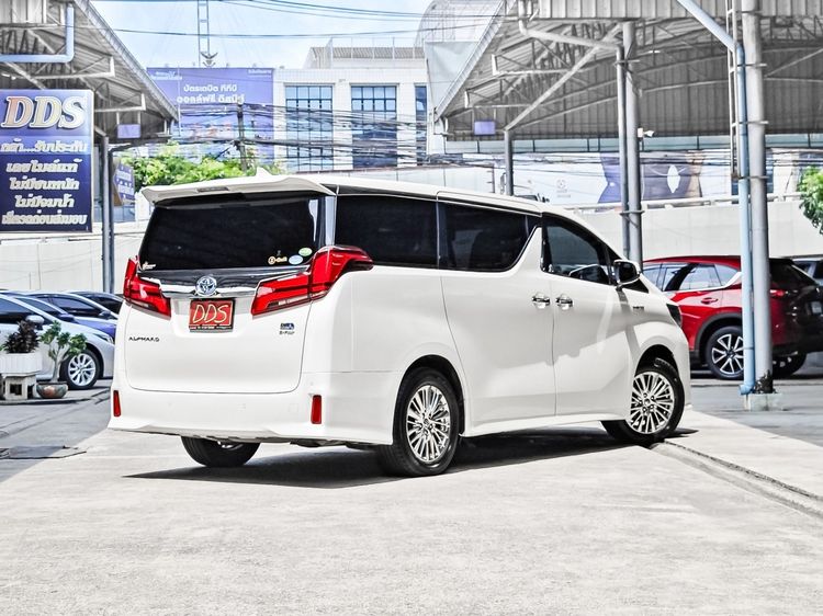 Toyota Alphard 2021 2.5 Hybrid SR C-Package E-Four 4WD Van ไฮบริด เกียร์อัตโนมัติ ขาว รูปที่ 2