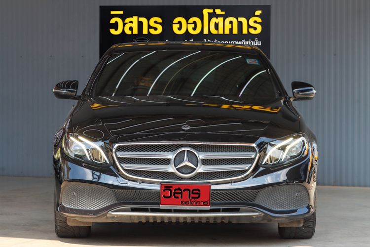 Mercedes-Benz E-Class 2018 E350 Sedan เบนซิน ไม่ติดแก๊ส เกียร์อัตโนมัติ ดำ รูปที่ 2