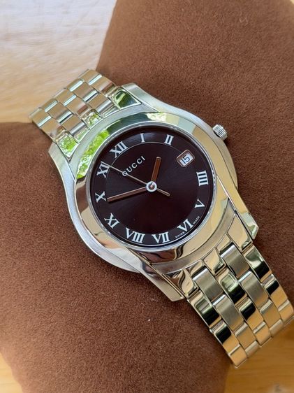 GUCCI G Timeless White Dial  Men’s Date Watch Original YA1264174 รูปที่ 3