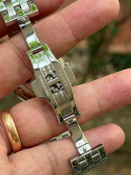 GUCCI G Timeless White Dial  Men’s Date Watch Original YA1264174 รูปที่ 9