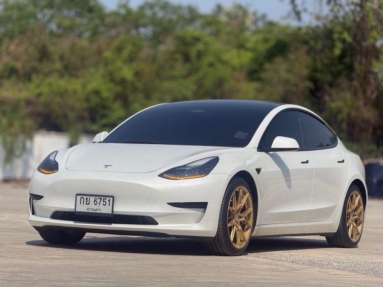 Tesla Model-3 2023 RWD (Standard Range) Sedan ไฟฟ้า ไม่ติดแก๊ส เกียร์ธรรมดา ขาว รูปที่ 3