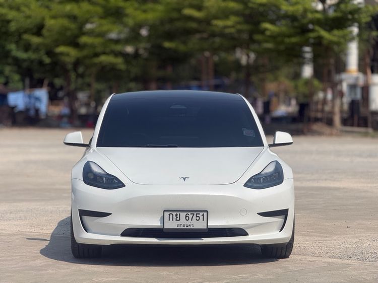 Tesla Model-3 2023 RWD (Standard Range) Sedan ไฟฟ้า ไม่ติดแก๊ส เกียร์ธรรมดา ขาว รูปที่ 2