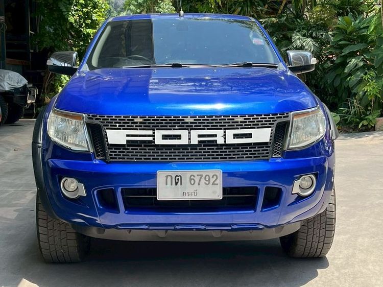 Ford Ranger 2015 2.0 Hi-Rider XLT Pickup ดีเซล ไม่ติดแก๊ส เกียร์อัตโนมัติ น้ำเงิน รูปที่ 2