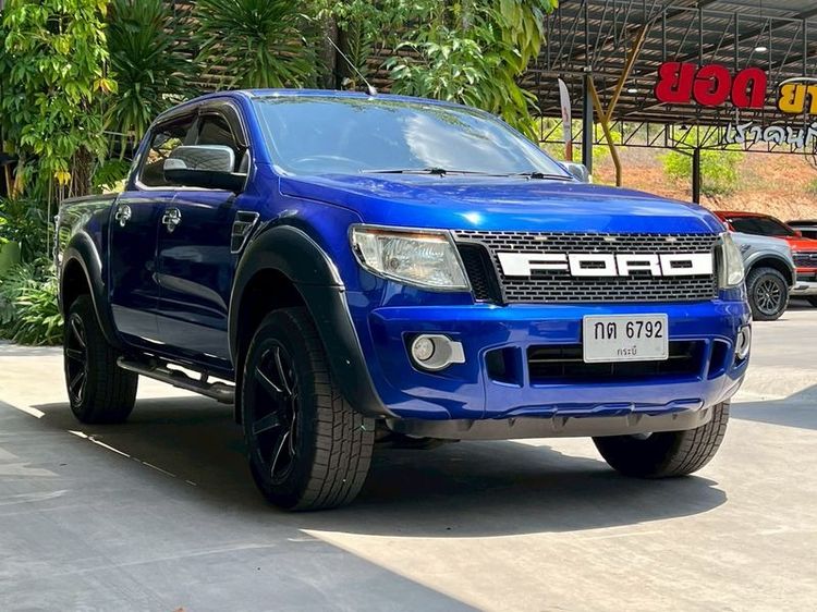 Ford Ranger 2015 2.0 Hi-Rider XLT Pickup ดีเซล ไม่ติดแก๊ส เกียร์อัตโนมัติ น้ำเงิน รูปที่ 3