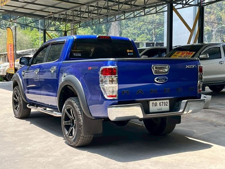 Ford Ranger 2015 2.0 Hi-Rider XLT Pickup ดีเซล ไม่ติดแก๊ส เกียร์อัตโนมัติ น้ำเงิน รูปที่ 4