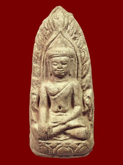 พระเนื้อดินเก่า ฐาน2สูง 5.2 ซ.ม BB 368