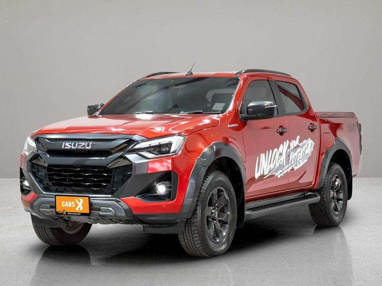 Isuzu D-MAX 2023 3.0 Vcross M 4WD Pickup ดีเซล ไม่ติดแก๊ส เกียร์อัตโนมัติ ส้ม