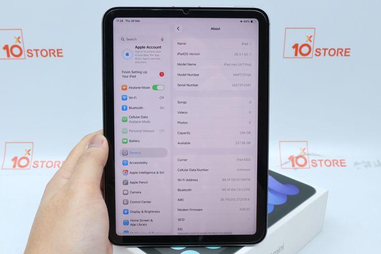 iPad mini 7 256GB WiFi+Cellular รูปที่ 3