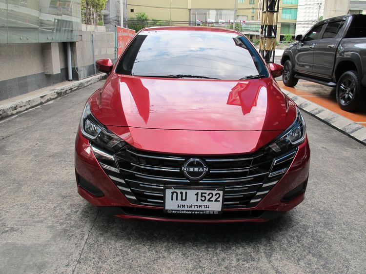Nissan Almera 2024 1.0 EL Sedan เบนซิน ไม่ติดแก๊ส เกียร์อัตโนมัติ แดง รูปที่ 3