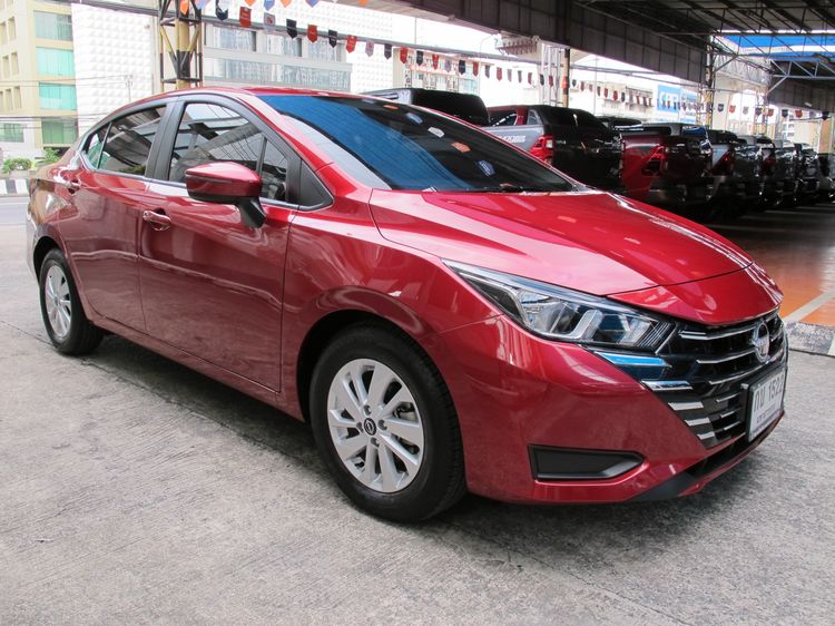 Nissan Almera 2024 1.0 EL Sedan เบนซิน ไม่ติดแก๊ส เกียร์อัตโนมัติ แดง รูปที่ 2