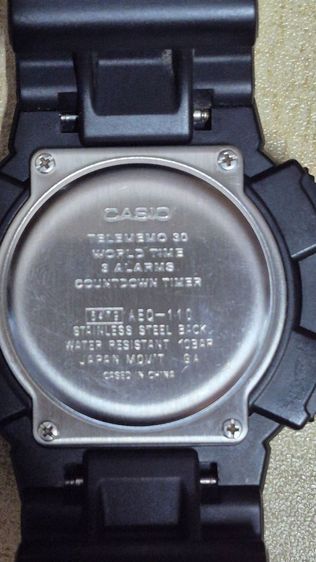 นาฬิกาcasio รุ่น AEQ-110W มือ2 รูปที่ 3