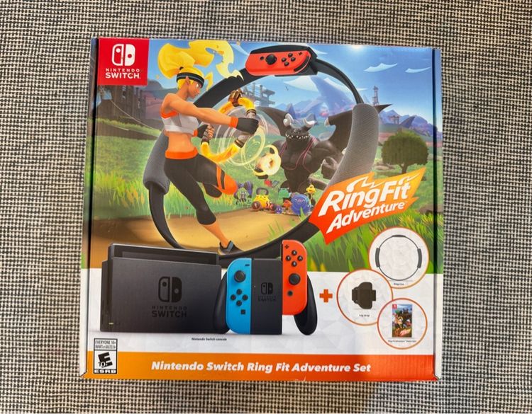 Nintendo Switch Ring Fit Adventure Set สภาพนางฟ้า ฟรีเกม Zelda คุ้มมาก รูปที่ 6