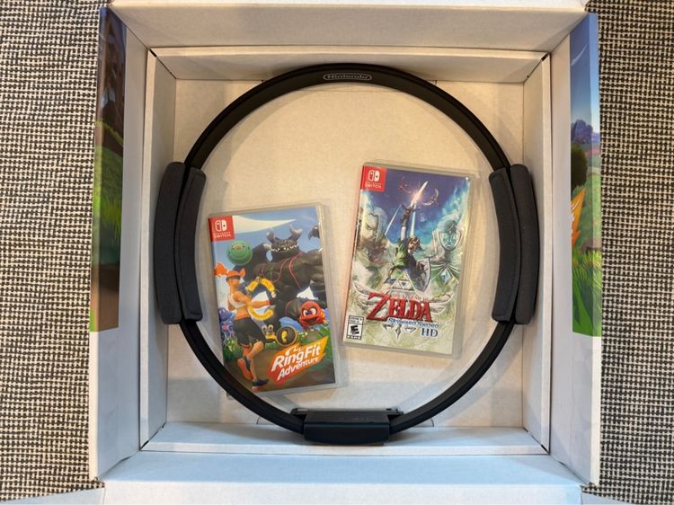Nintendo Switch Ring Fit Adventure Set สภาพนางฟ้า ฟรีเกม Zelda คุ้มมาก รูปที่ 3