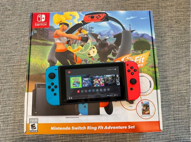 Nintendo Switch Ring Fit Adventure Set สภาพนางฟ้า ฟรีเกม Zelda คุ้มมาก