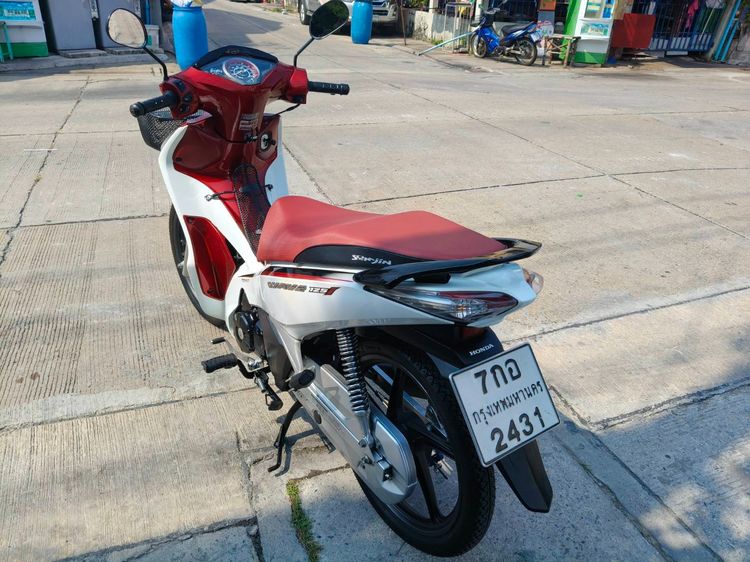 🛵ยังไงก็ขาย WAVE125 i ปี 61(ปลาวาฬ ไมล์แดง) เครื่องดี สีสวย สตาร์ทมือ รถบ้านเดิมๆ เล่มชุดโอนครบ+เปลี่ยนถ่ายน้ำมันเครื่องฟรี ส่งฟรี30 ก.ม รูปที่ 6