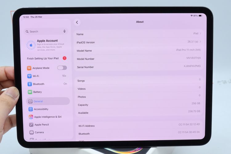 iPad Pro M4 11" 256GB WiFi รูปที่ 3