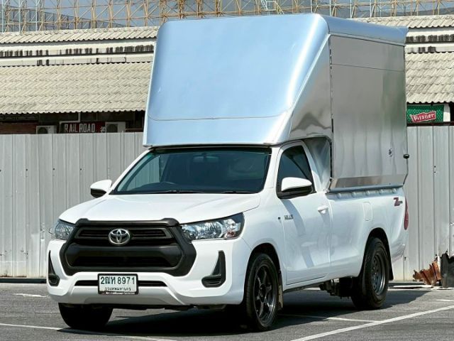 Toyota Hilux Revo 2021 2.4 Entry Pickup ดีเซล ไม่ติดแก๊ส เกียร์ธรรมดา ขาว รูปที่ 4
