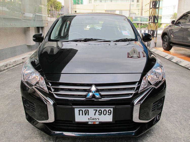 Mitsubishi Mirage 2024 1.2 ACTIVE Sedan เบนซิน ไม่ติดแก๊ส เกียร์อัตโนมัติ ดำ รูปที่ 3