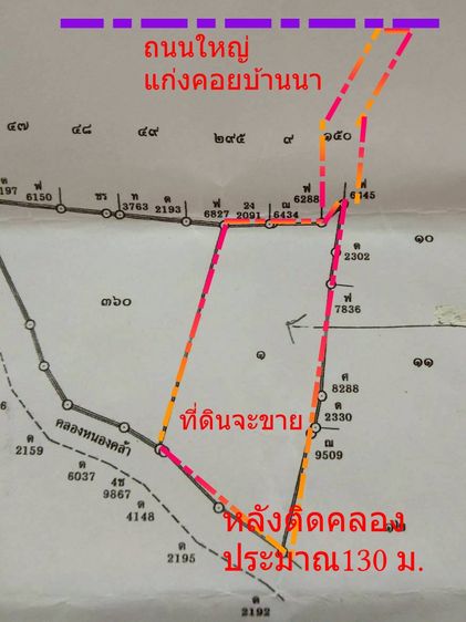 ขายที่ดิน20-1-10ไร่ ติดถนนแก่งคอยบ้านนา ต.ท่ามะปราง อ.แก่งคอย ไร่ละ 6.5 แสน รูปที่ 3