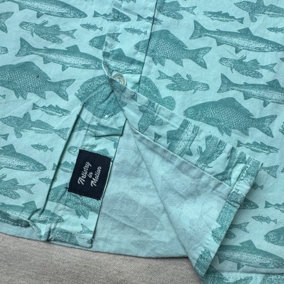 เสื้อเชิ้ต​ลายปลา Artistry in Motion Size L  รูปที่ 4