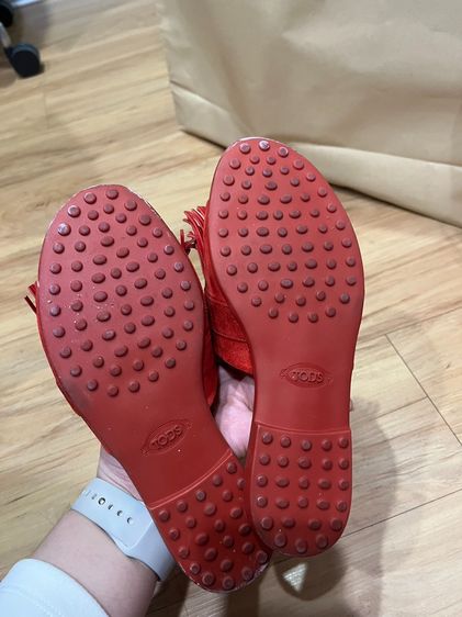 รองเท้า Tod's รุ่น Double T Fringed Slides รูปที่ 3