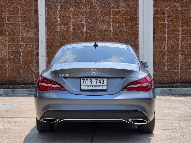 Mercedes-Benz CLA-Class 2018 CLA200 Sedan เบนซิน ไม่ติดแก๊ส เกียร์อัตโนมัติ เทา รูปที่ 3