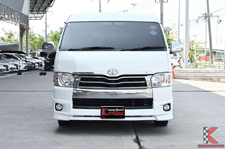 Toyota Ventury 2019 3.0 V Van ดีเซล ไม่ติดแก๊ส เกียร์อัตโนมัติ ขาว รูปที่ 2