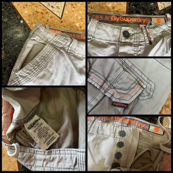 📌Superdry -Cargoขาสั้น💯 เอว34-35 รูปที่ 5