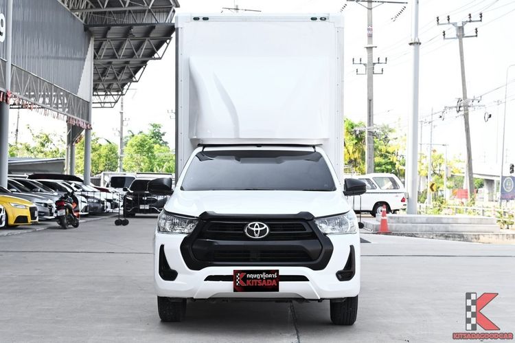 Toyota Hilux Revo 2021 2.4 Entry Pickup ดีเซล ไม่ติดแก๊ส เกียร์ธรรมดา ขาว รูปที่ 2